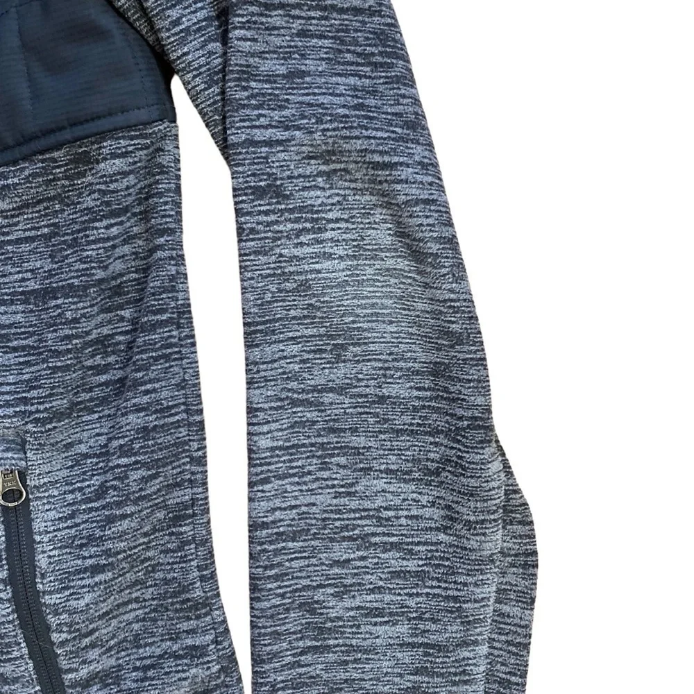 Free Country Fleece Lined Zipper Jacket Black Grey Men’s Medium 38-40